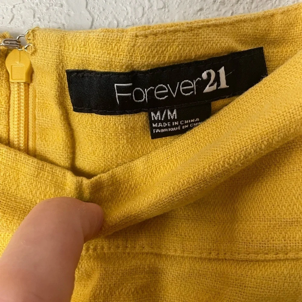 Forever 21 yellow skirt